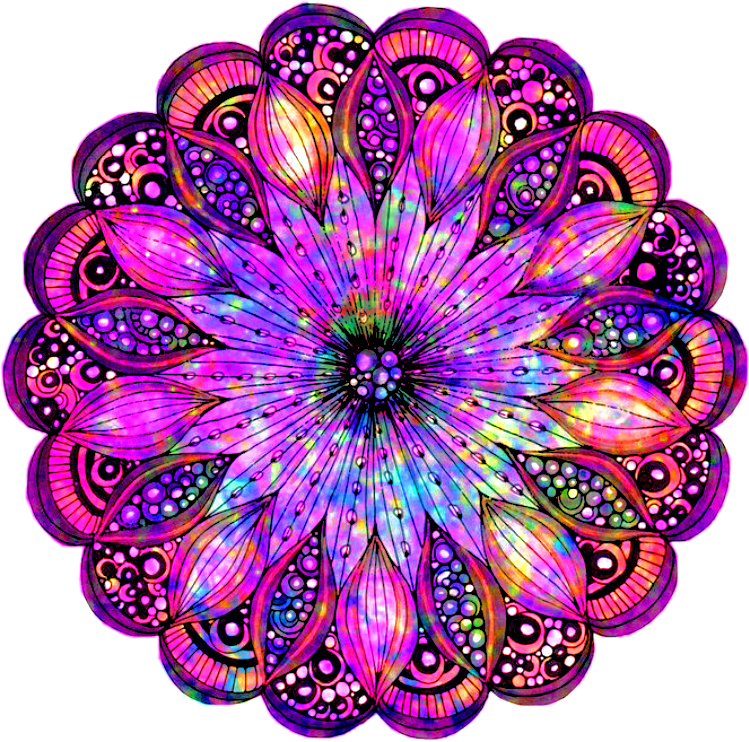 迷幻曼陀羅藝術 壁紙