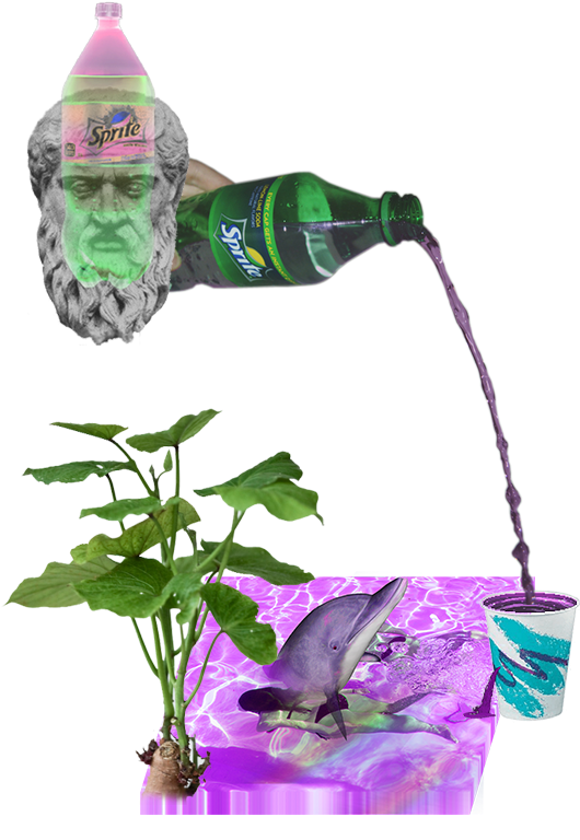 迷幻汽水傾倒場景 壁紙