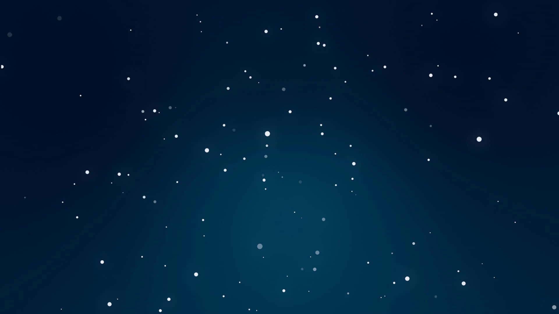 深藍色夜空中閃爍的星星，帶有柔和漸變光芒。