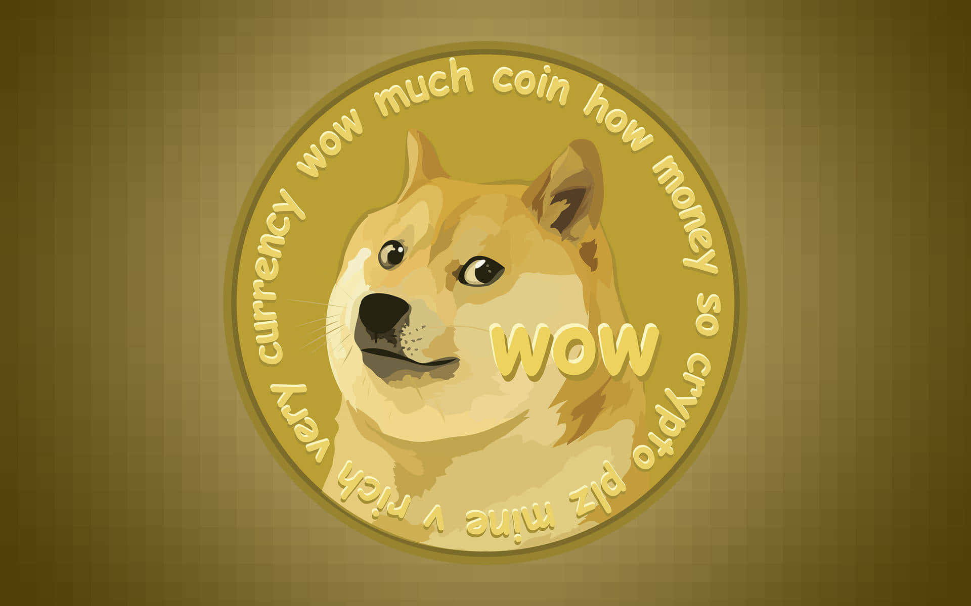 帶有柴犬及加密文字的金幣