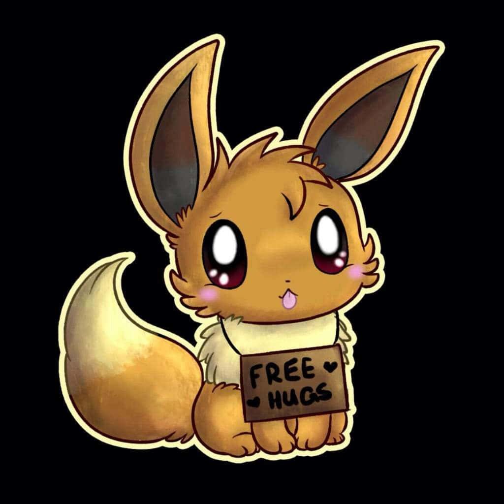 「這隻可愛嘅Pokemon想同你做朋友」 壁紙