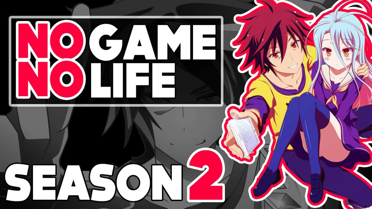 來自《NO GAME NO LIFE SEASON 2》的動漫角色拿著一張卡片。