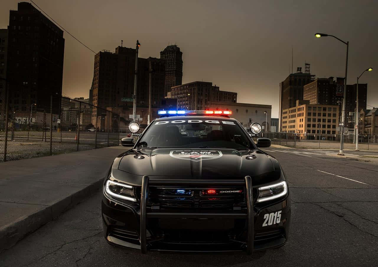 道奇Charger警車 壁紙