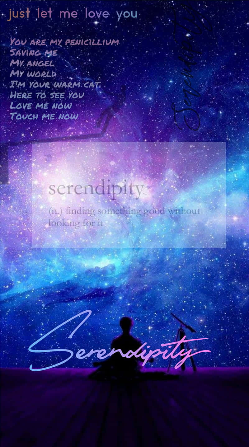 人坐在星空下的甲板上，帶有偶然發現的文本疊加
