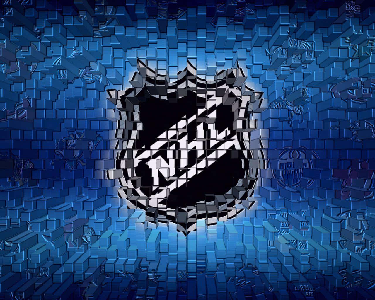NHL標誌衝破藍色磚牆