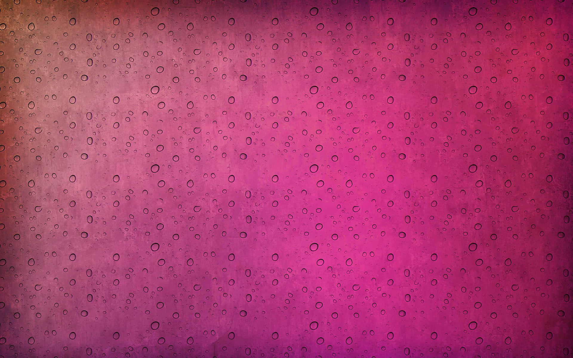 窗戶上的雨滴，背景為粉紅色和紫色的漸變。