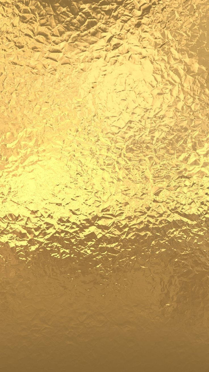 帶有閃爍高光和深色陰影的皺紋金箔。