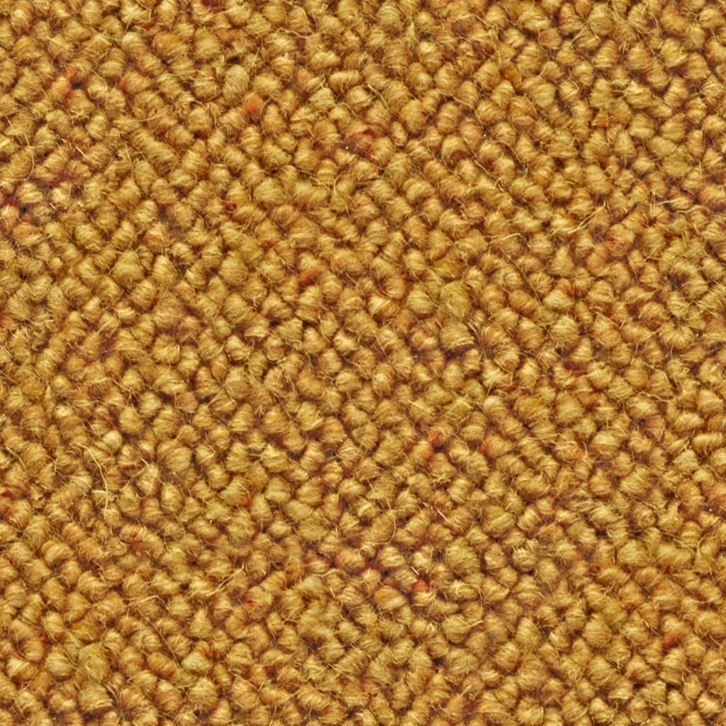 Carpet Texture 桌布 壁紙 — 金色棕色編織地毯的微距特寫，帶有細微的紅色斑點和柔軟纖維。