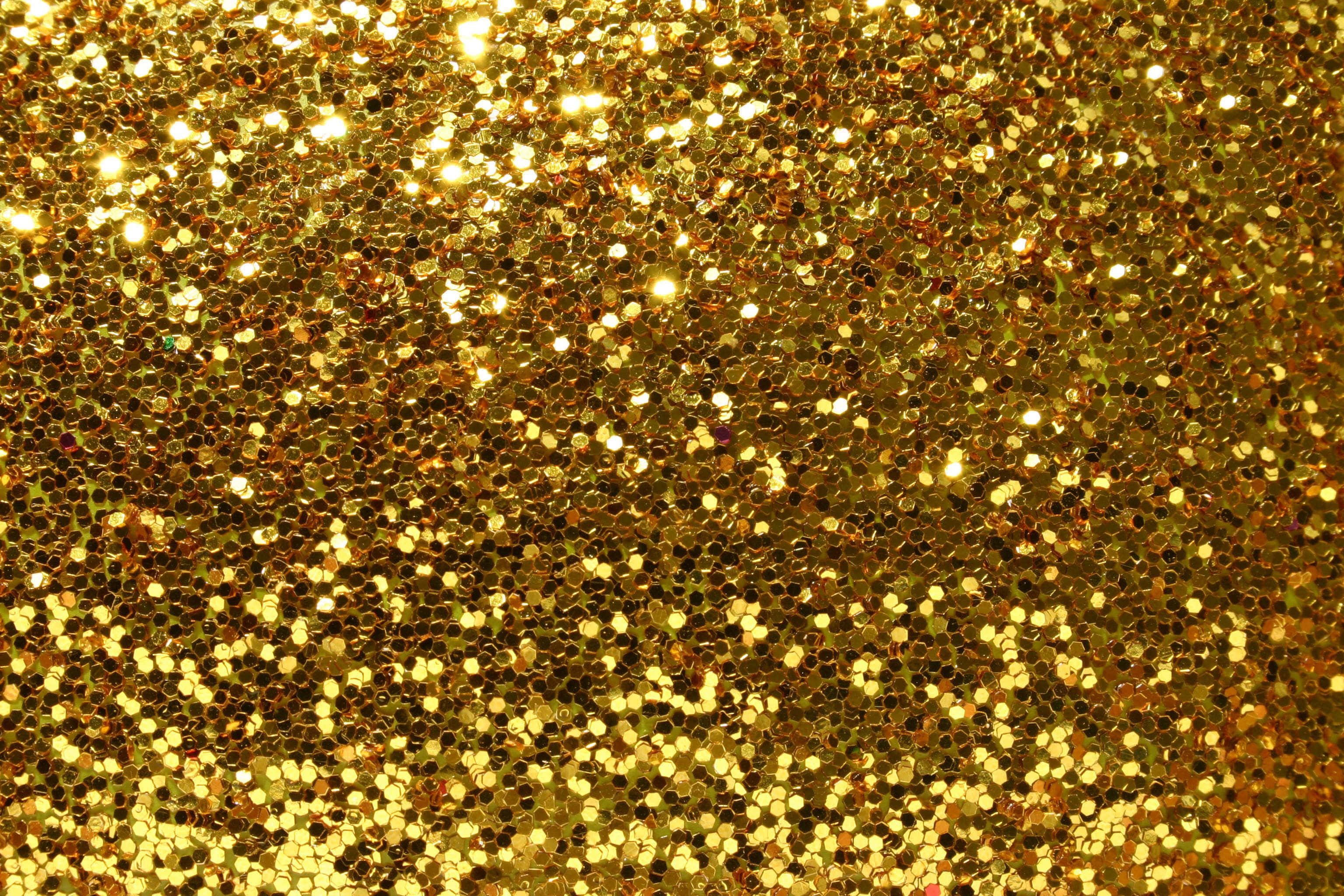 金色閃粉背景 壁紙