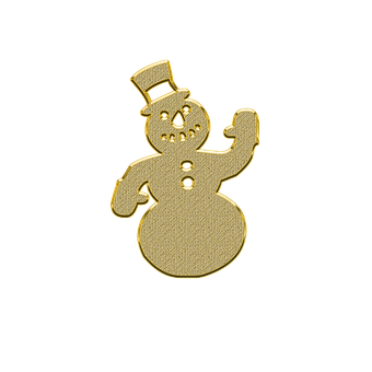 金色雪人圖案 — 雪人 壁紙
