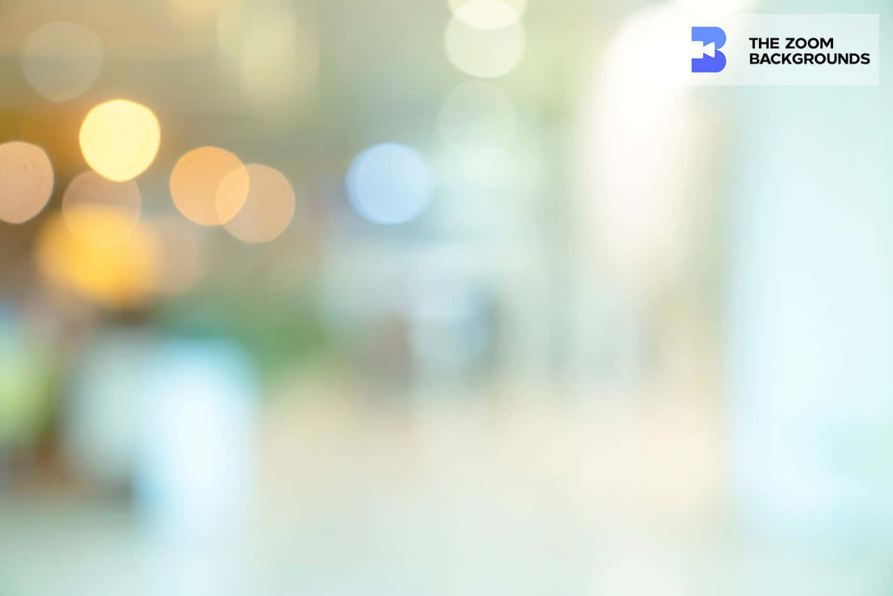 模糊嘅室內場景，發光嘅散景燈光營造出柔和嘅氣氛。