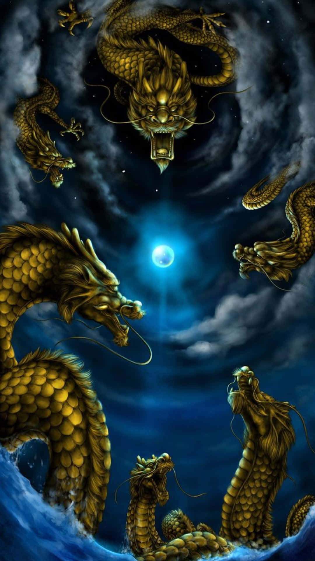金龍背景 壁紙