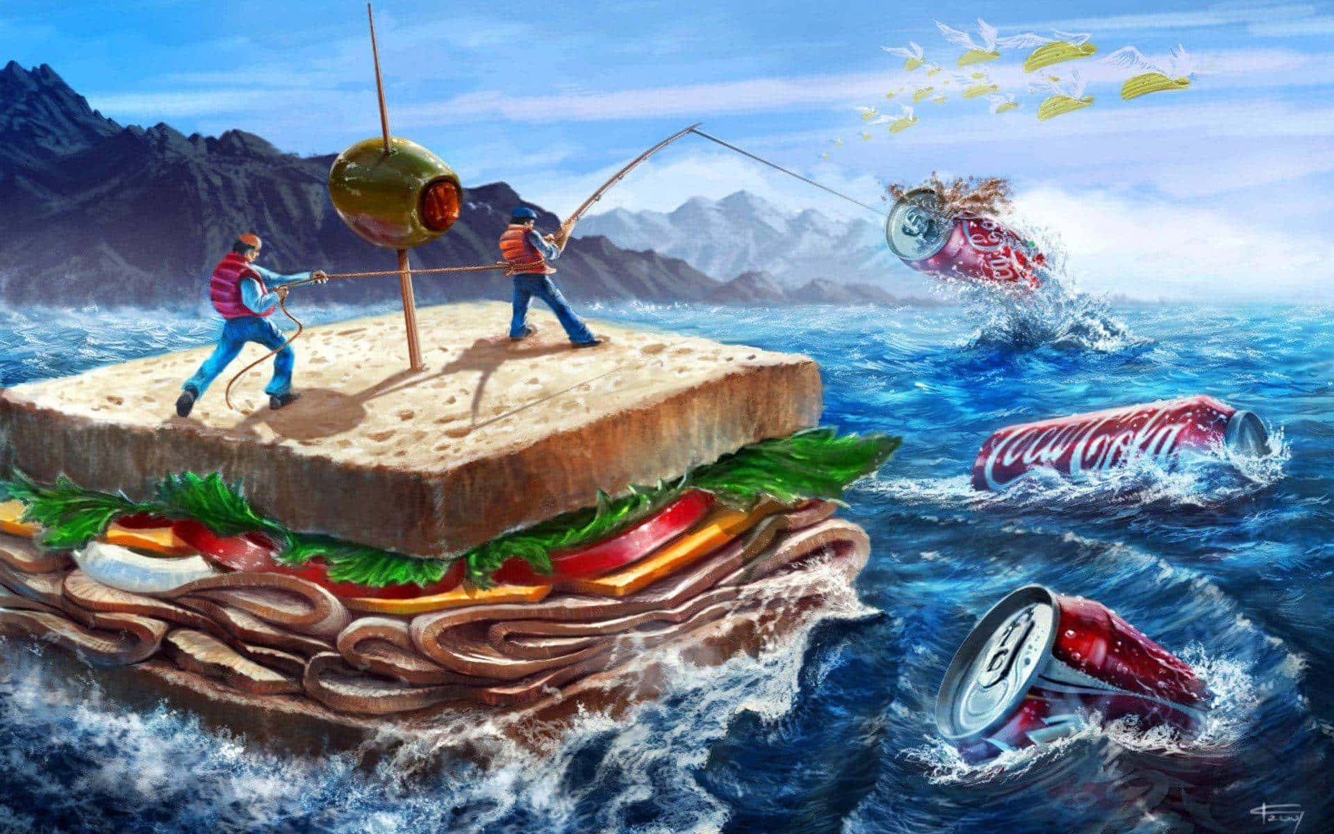 釣魚圖片 壁紙