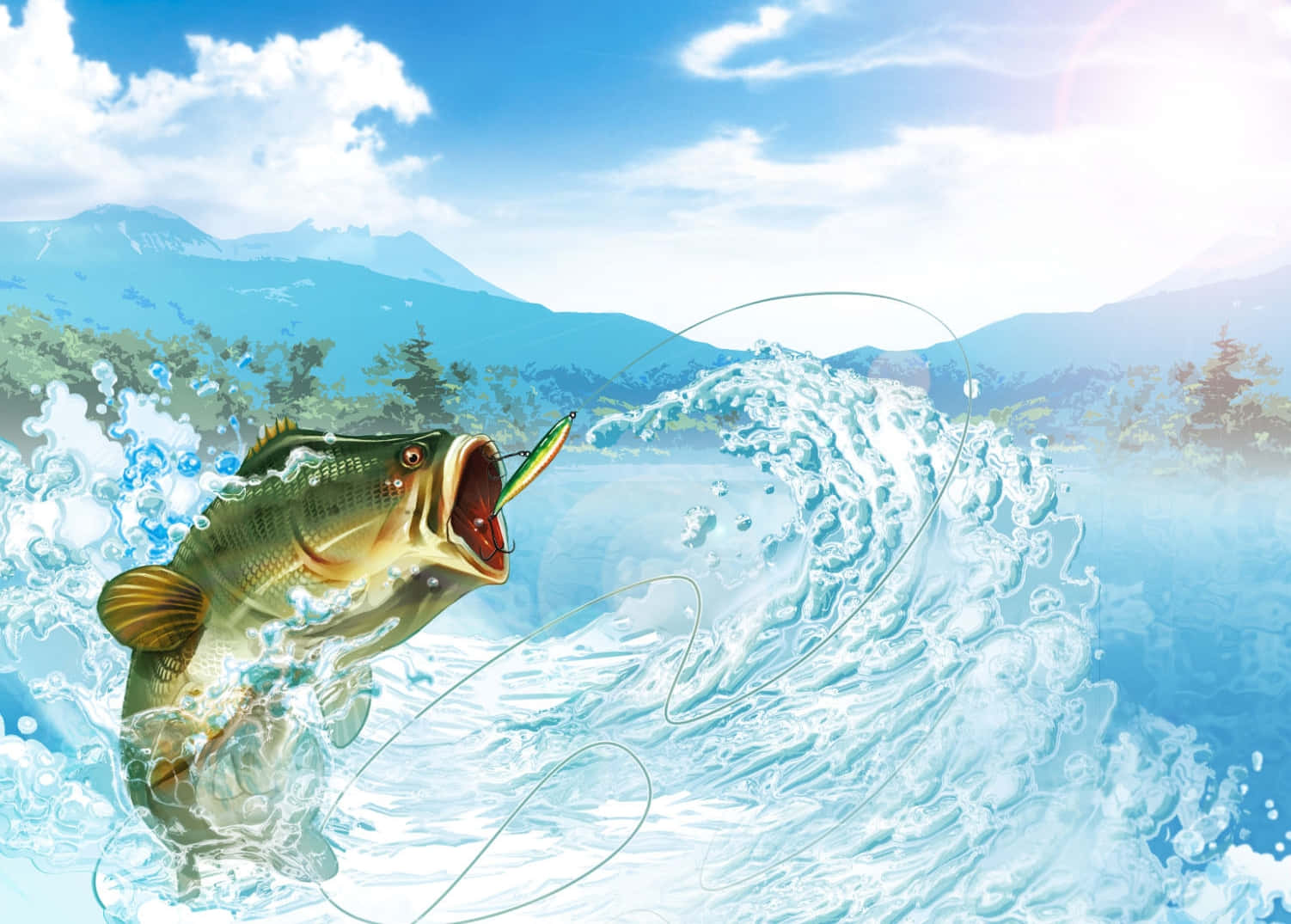 釣魚圖片 壁紙