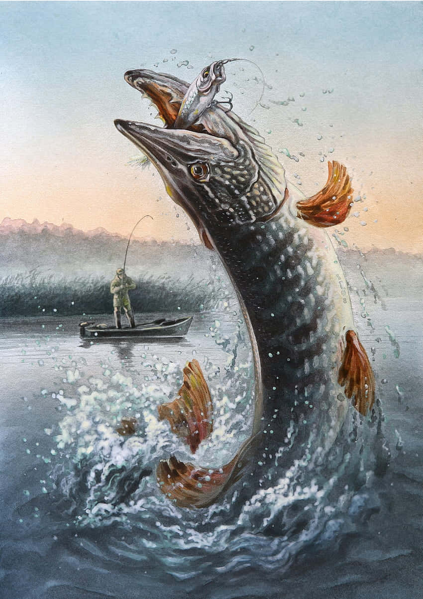 釣魚圖片 壁紙