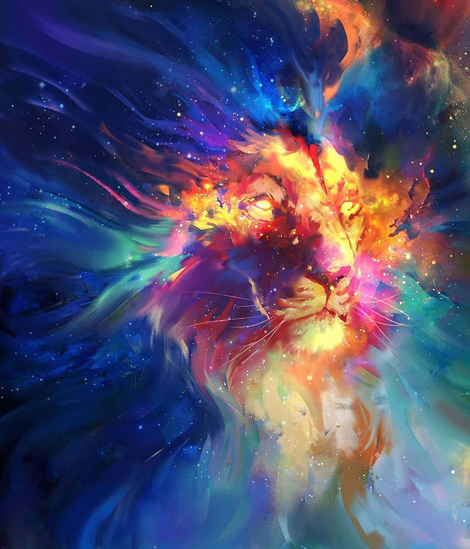 銀河獅背景