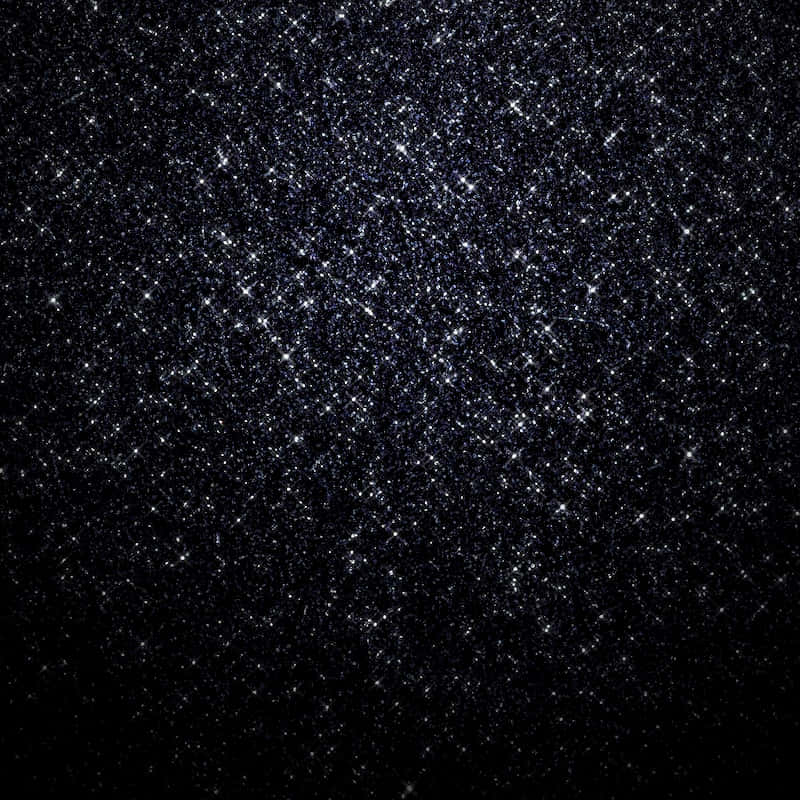 一個佈滿無數閃爍星星的星空夜空，背景為黑色。