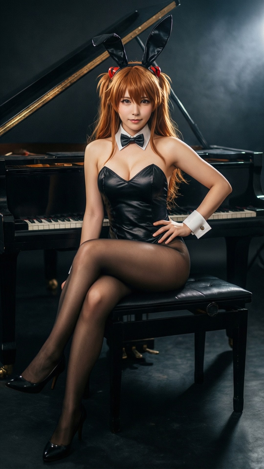 鋼琴兔女郎麻衣 壁紙