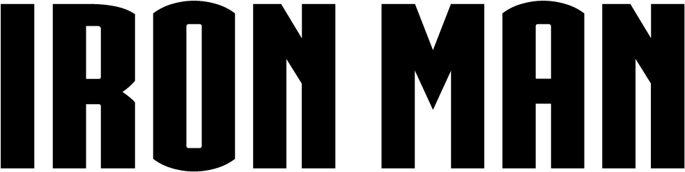 鋼鐵人文字標誌 壁紙 — 純黑色背景，沒有可見的元素或紋理。