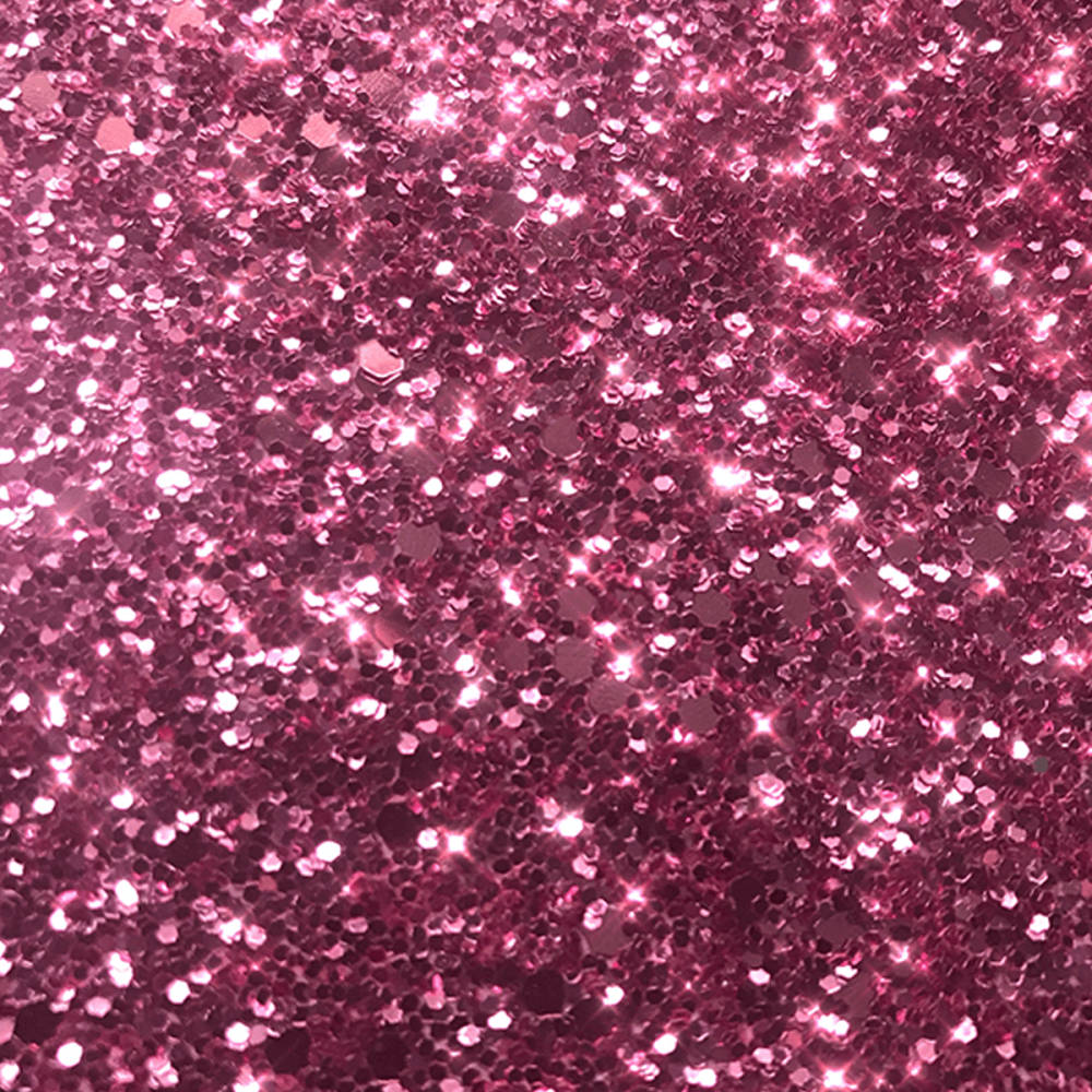 閃爍粉閃粉 壁紙 — 密集嘅閃粉紅色閃光場地，帶有明亮反射高光同深紫紅色底色。