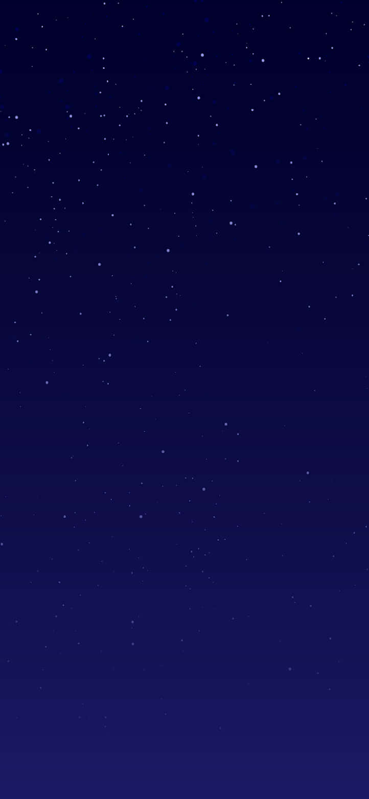 深藍色夜空，星星散落