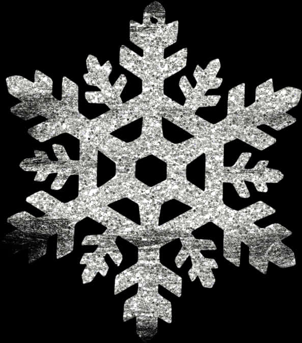 閃耀雪花黑底壁紙