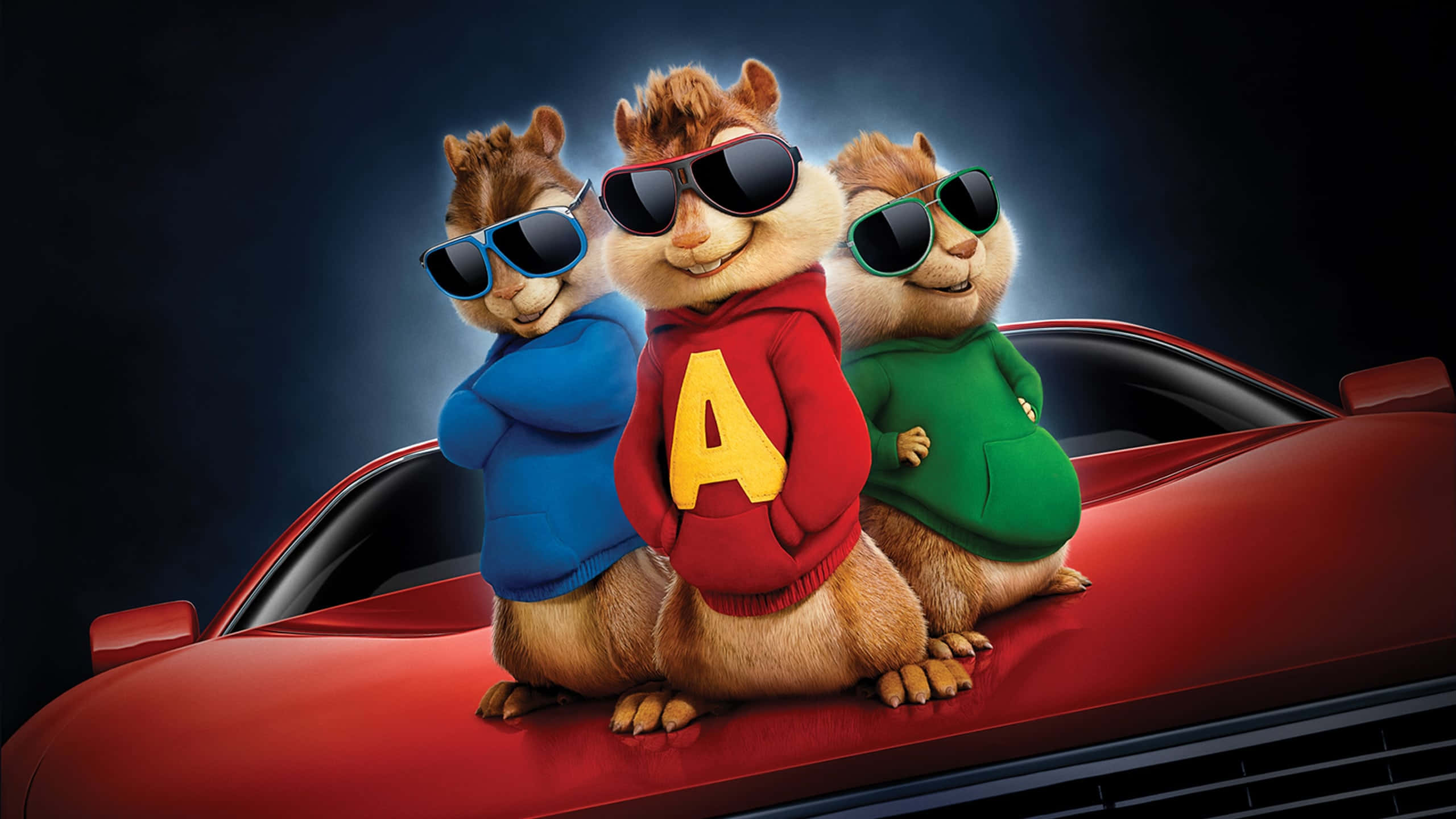 《阿爾文與_chipmunks》電影海報 壁紙