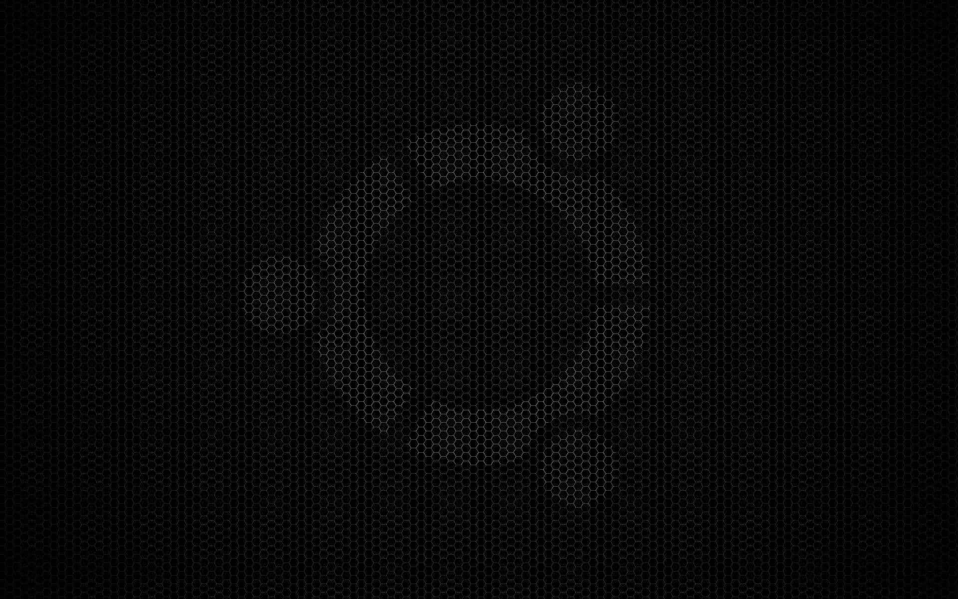 Ubuntu 標誌由六邊形網格在黑色背景上製成。