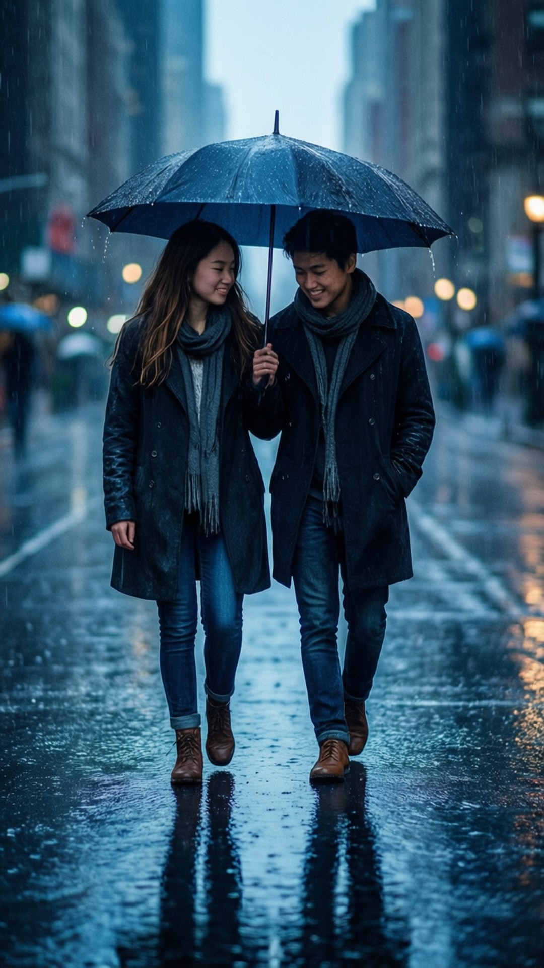雨中閨蜜 壁紙