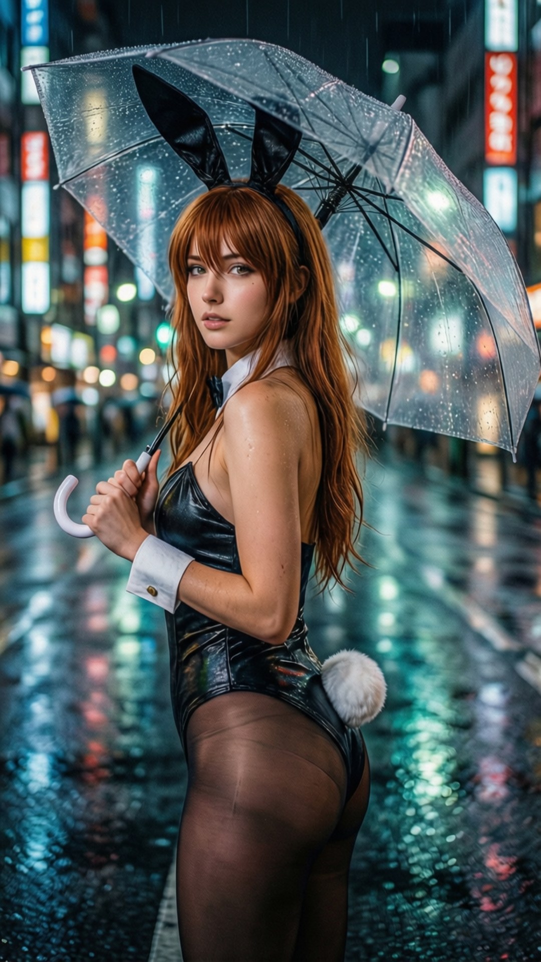 雨夜兔女郎 壁紙
