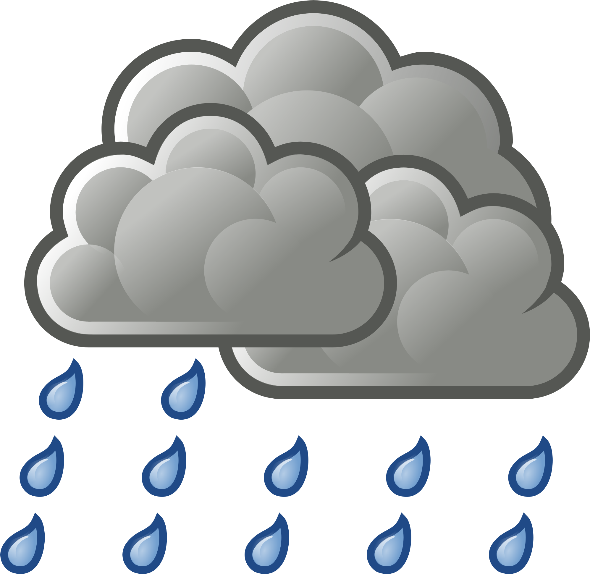 雨天雲圖標 壁紙