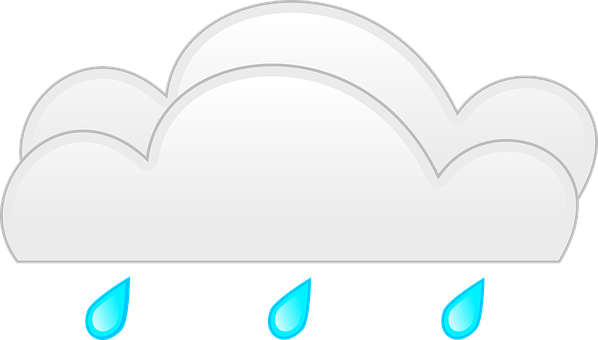 雨天雲朵剪貼畫