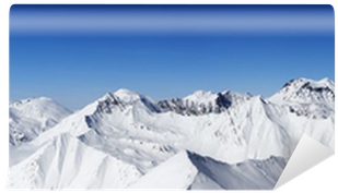雪域山巔全景 壁紙