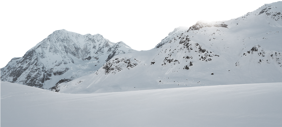 雪山峰巒全景 壁紙