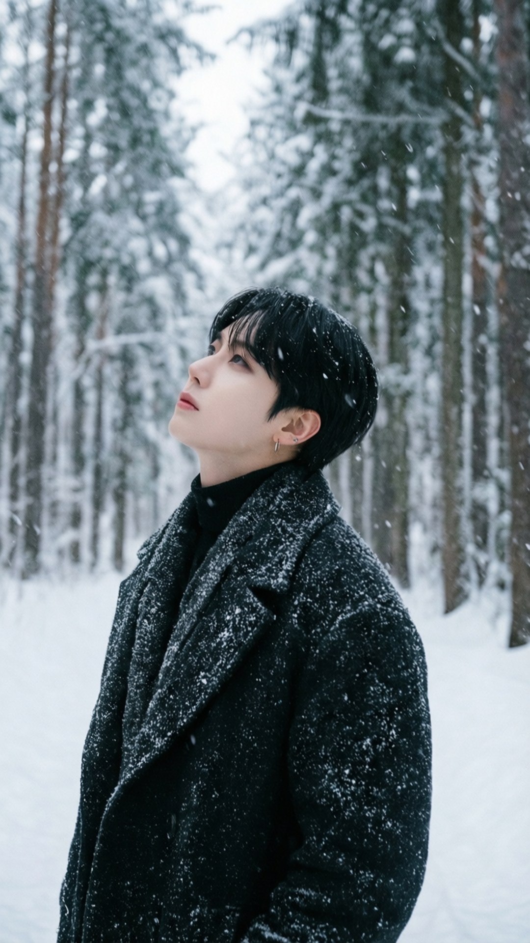 雪林中的Joji 壁紙