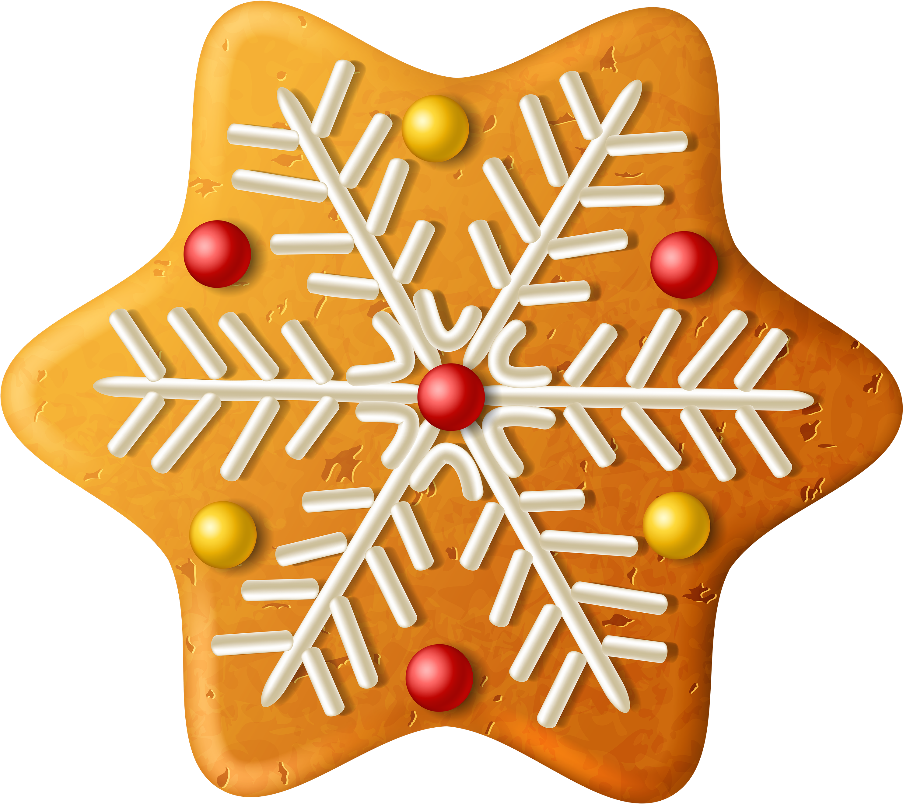 雪花裝飾薑餅曲奇 壁紙