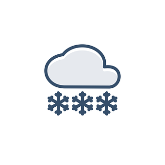 雪雲圖示 壁紙