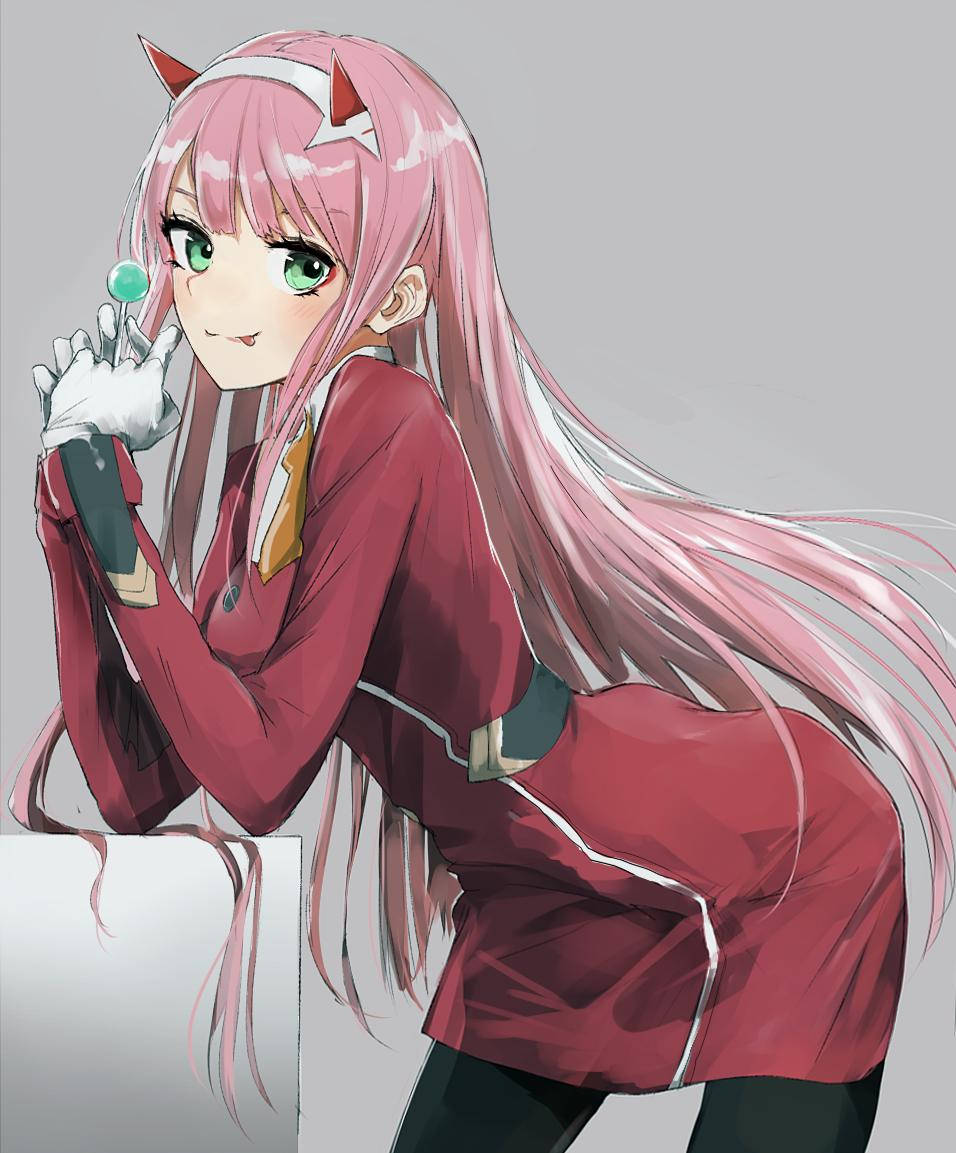 動漫女孩，粉紅色頭髮和貓耳朵，拿著一個發光的綠色球體。
