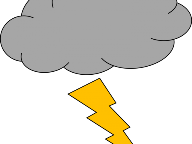 雷暴卡通閃電擊中 壁紙