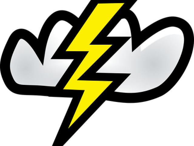 雷暴圖標黃色閃電 壁紙