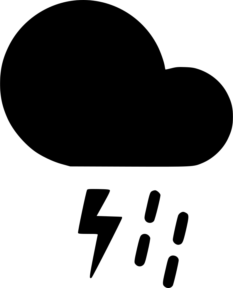 雷暴雲閃電圖標 壁紙