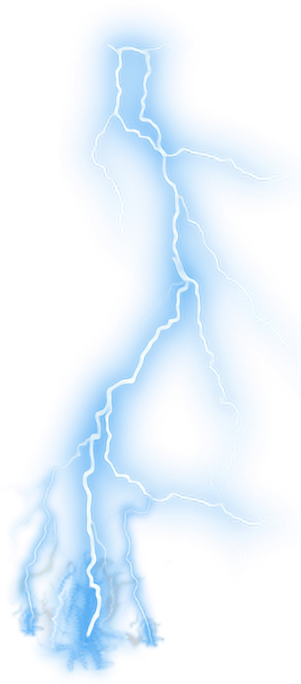 電藍色閃電 壁紙
