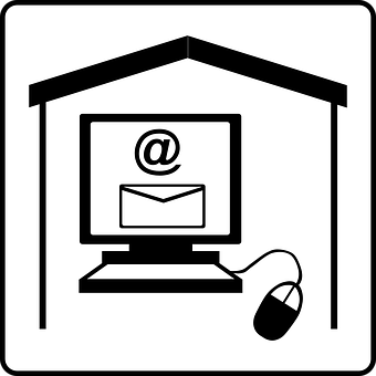 電郵通訊圖標 壁紙
