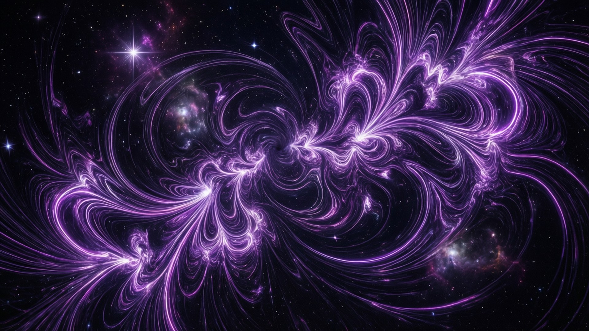 霓虹分形宇宙 壁紙