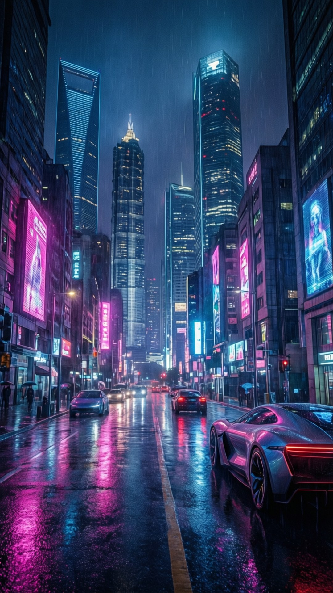 霓虹城市之夜 壁紙