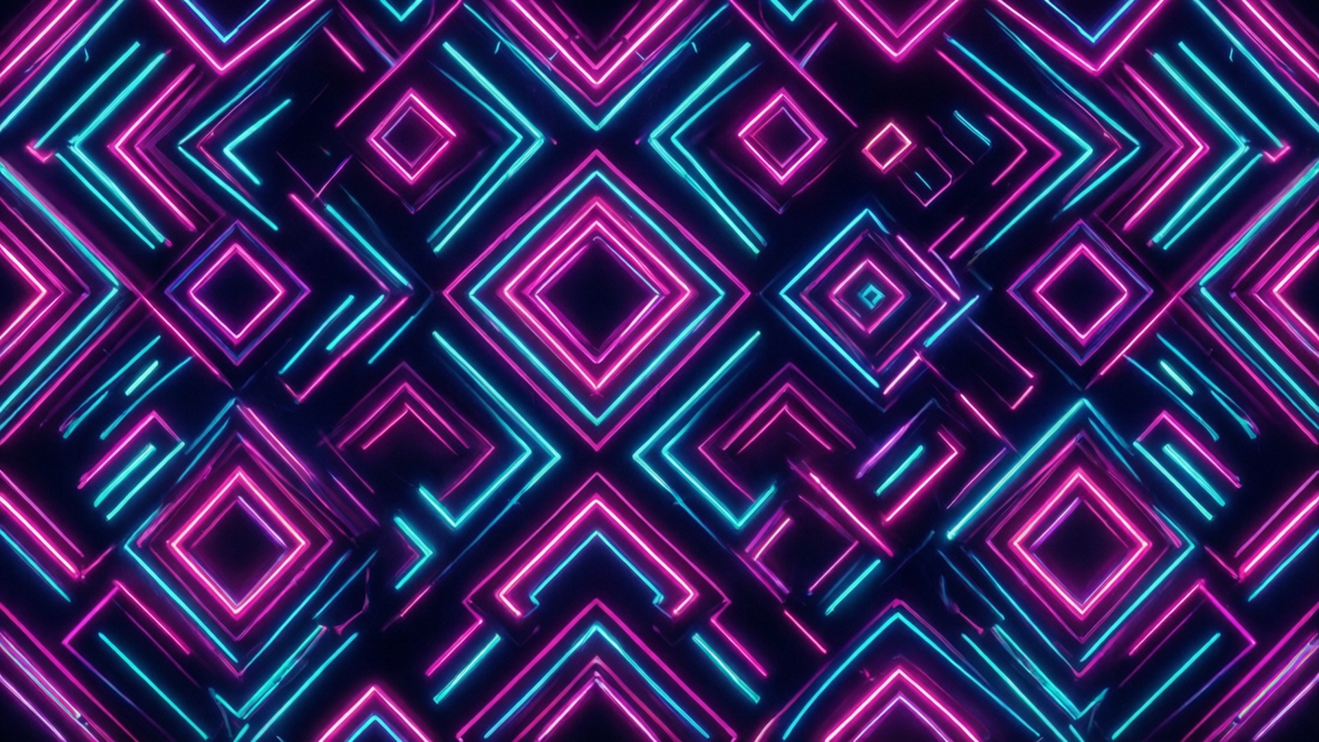 霓虹幾何 壁紙