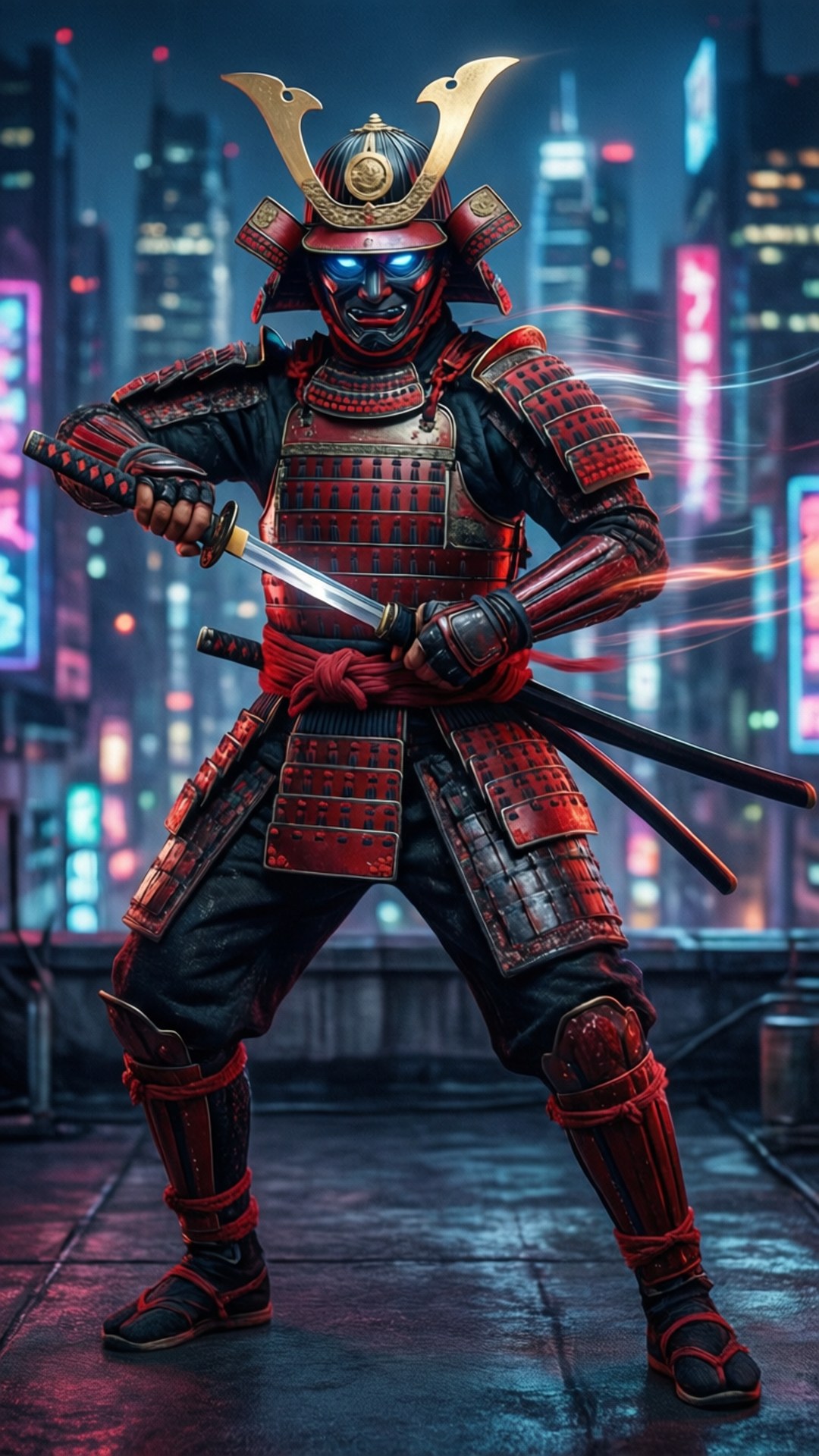 霓虹武士 壁紙