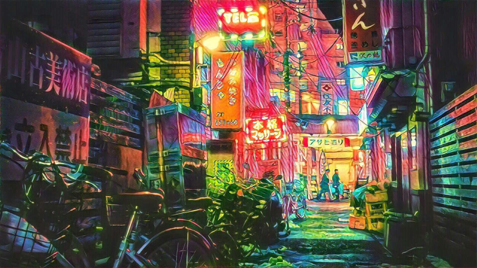 4K動漫東京街景