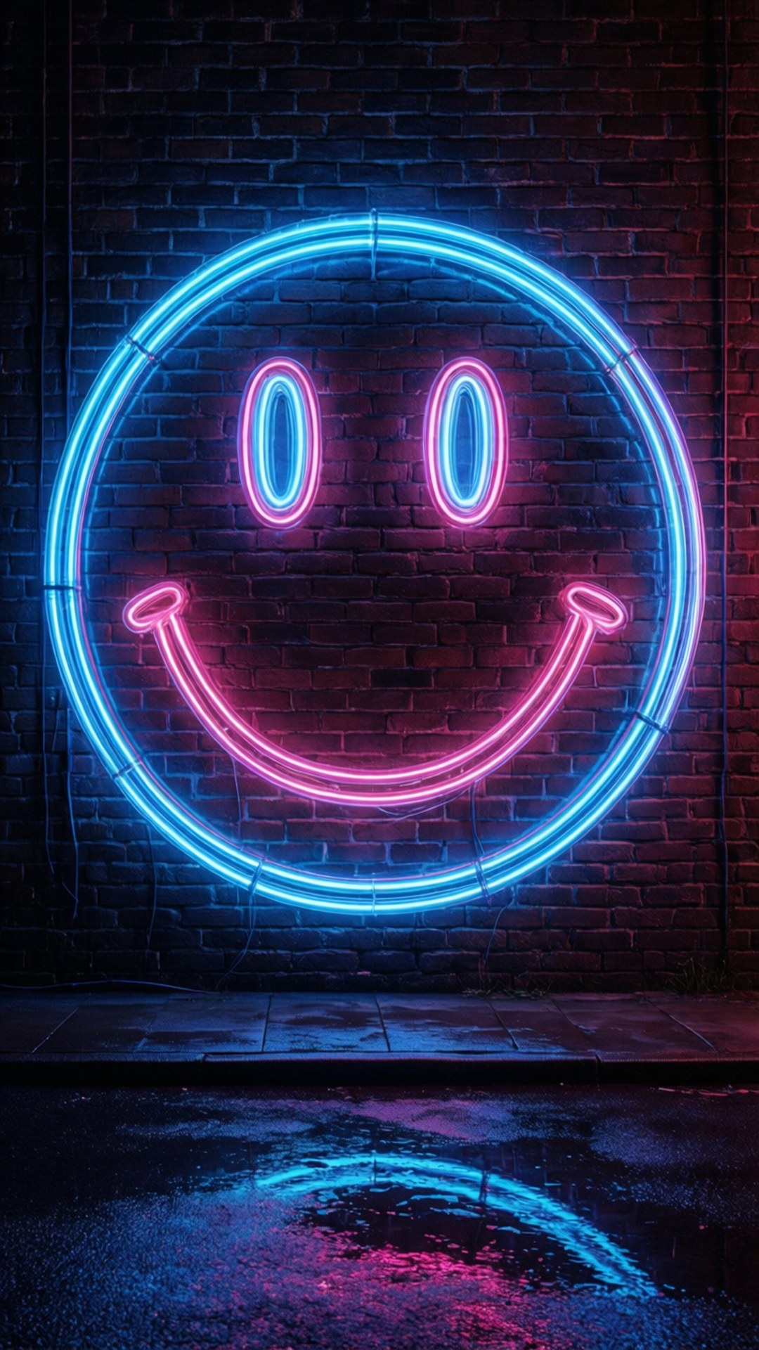 霓虹笑臉之夜 壁紙