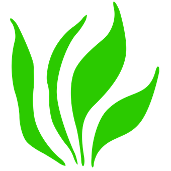 霓虹綠色草圖案 壁紙